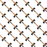 Illustration on theme pattern steel axes with wooden handle vector