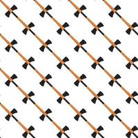 Illustration on theme pattern steel axes with wooden handle vector