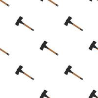 Illustration on theme pattern steel axes with wooden handle vector