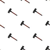 Illustration on theme pattern steel axes with wooden handle vector