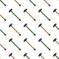 Illustration on theme pattern steel axes with wooden handle vector