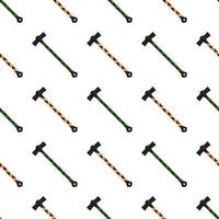 Illustration on theme pattern steel axes with wooden handle vector