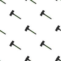 Illustration on theme pattern steel axes with wooden handle vector