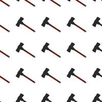 Illustration on theme pattern steel axes with wooden handle vector