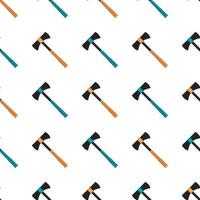 Illustration on theme pattern steel axes with wooden handle vector