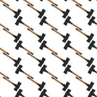 Illustration on theme pattern steel axes with wooden handle vector