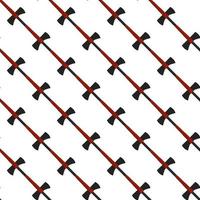 Illustration on theme pattern steel axes with wooden handle vector