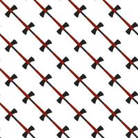 Illustration on theme pattern steel axes with wooden handle vector