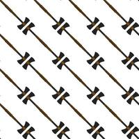 Illustration on theme pattern steel axes with wooden handle vector