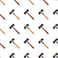 Illustration on theme pattern steel axes with wooden handle vector