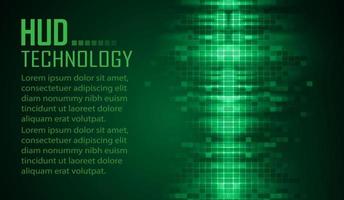 Fondo de concepto de tecnología futura de circuito cibernético vector