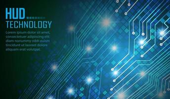 cyber circuit future technology concept background vector