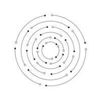 textura de placa de circuito de tecnología abstracta vector