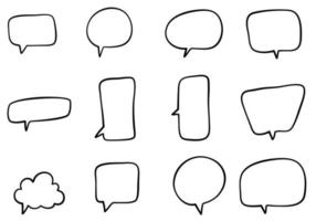 Set of Speech Bubble Icon vector