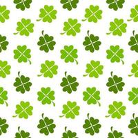 Abstract Natural Clover Seamless Pattern Background Vector Illustration