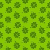 Abstract Natural Clover Seamless Pattern Background Vector Illustration