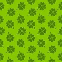 Abstract Natural Clover Seamless Pattern Background Vector Illustration