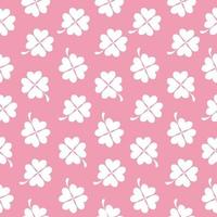 Abstract Natural Clover Seamless Pattern Background Vector Illustration