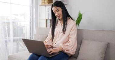 Woman Working on A Laptop video