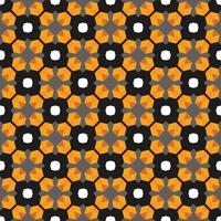Abstract pattern hexagon style retro Vector illustration