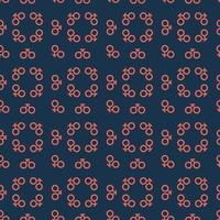 Pattern cherry geometric background Vector illustration