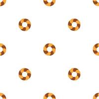 big set identical biscuit, kit colorful pastry cookie vector