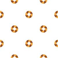 big set identical biscuit, kit colorful pastry cookie vector