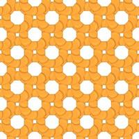 big set identical biscuit, kit colorful pastry cookie vector