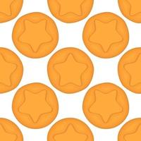 big set identical biscuit, kit colorful pastry cookie vector