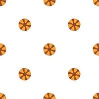 big set identical biscuit, kit colorful pastry cookie vector