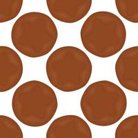 big set identical biscuit, kit colorful pastry cookie vector