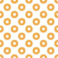 big set identical biscuit, kit colorful pastry cookie vector