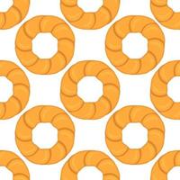 big set identical biscuit, kit colorful pastry cookie vector