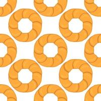 big set identical biscuit, kit colorful pastry cookie vector