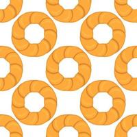 big set identical biscuit, kit colorful pastry cookie vector