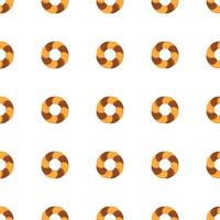 big set identical biscuit, kit colorful pastry cookie vector