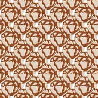 big set identical biscuit, kit colorful pastry cookie vector