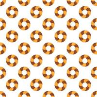 big set identical biscuit, kit colorful pastry cookie vector