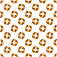 big set identical biscuit, kit colorful pastry cookie vector