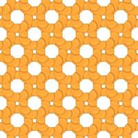 big set identical biscuit, kit colorful pastry cookie vector