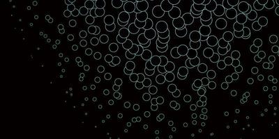 Dark Blue, Green vector backdrop with dots.