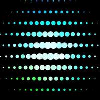 Dark Blue, Green vector texture with disks.