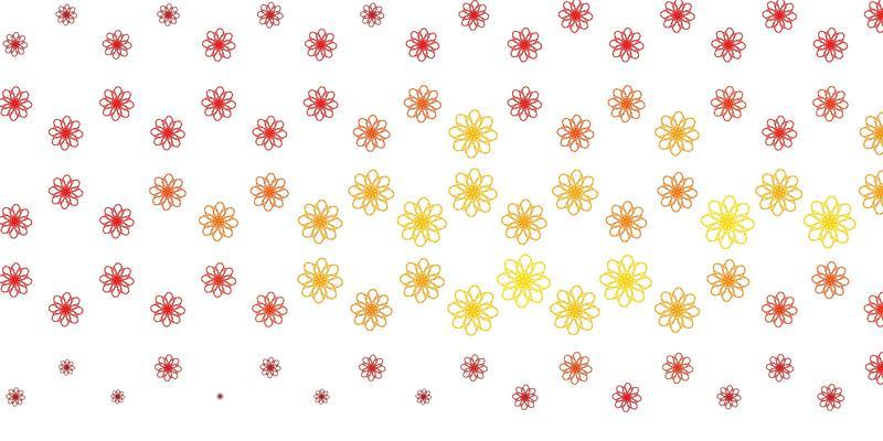 Light Pink, Yellow vector pattern with curves.