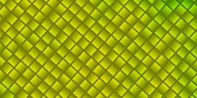 Fondo de vector verde claro, amarillo con rectángulos.