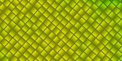 Light Green, Yellow vector backdrop with rectangles.