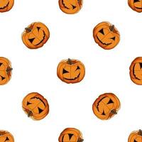 Illustration on theme big colored pattern Halloween vector