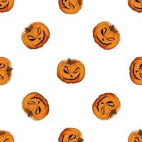 Illustration on theme big colored pattern Halloween vector