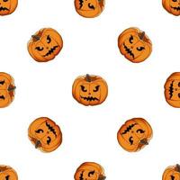 Illustration on theme big colored pattern Halloween vector