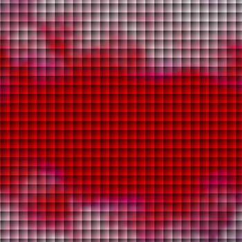Light Red vector pattern in square style.