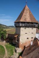 Fortified church ,Alma Vii ,Mosna,Sibiu ,Romania,inner courtyard,Tower photo